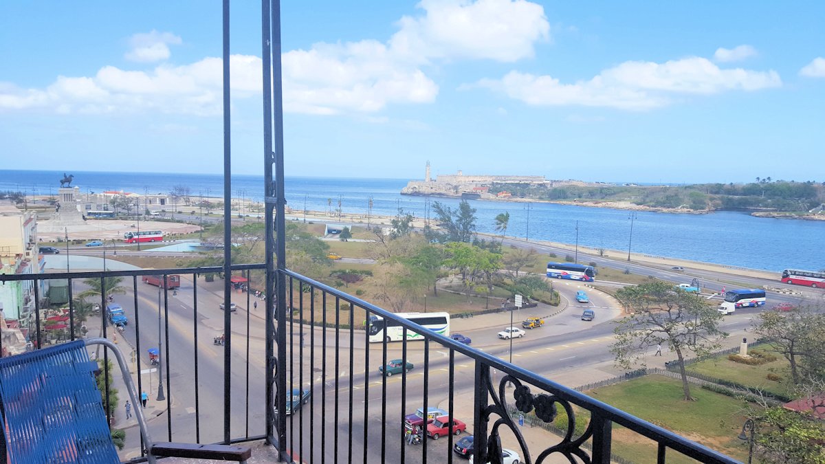 View from the balcony