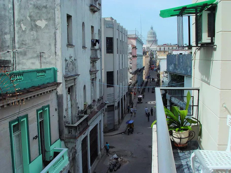 Vista desde el balcón